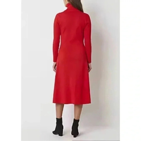 Maia Long Sleeve Midi Sweater Dress - Picture 2 of 6